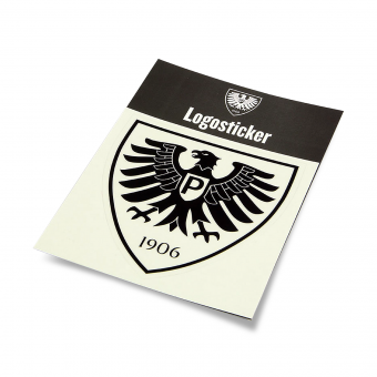 Sportclub Preußen Münster Sticker: Adler, groß, schwarz 